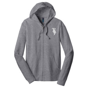 District® Unisex Jersey Full-Zip Hoodie
